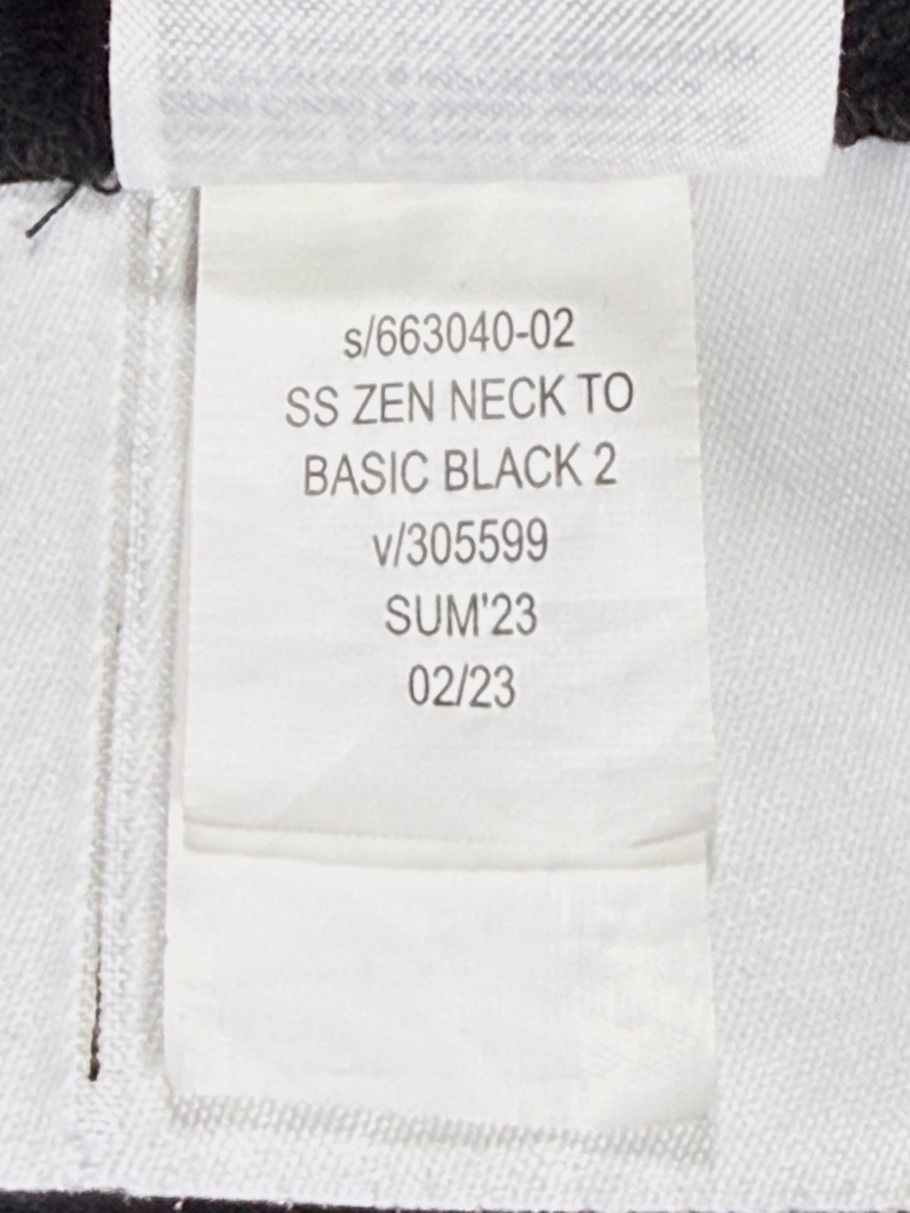 GAP Factory True Black Splitneck Flutter Sleeve Peasant Top Blouse Medium EUC - Picture 4 of 6